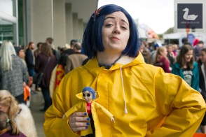 Coraline cosplay by Jellicle Cosplay.