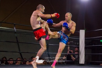 Capital Punishment 46. Fight 5 - Adam Peatie (Fight Science Queenstown) vs Low Low (MTI Wellington). Copyright © 2019 Silver Duck. All Rights Reserved.