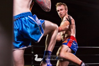 Capital Punishment 46. Fight 15 - Luke Vivian (Christchurch Muay Thai) vs Zen Neethling (MTI Wellington). Copyright © 2019 Silver Duck. All Rights Reserved.